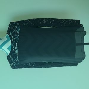 Liz Claiborne Black Lace Blouse